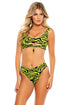 Luli Fama Fierce Call High Leg Tie Front Bottom